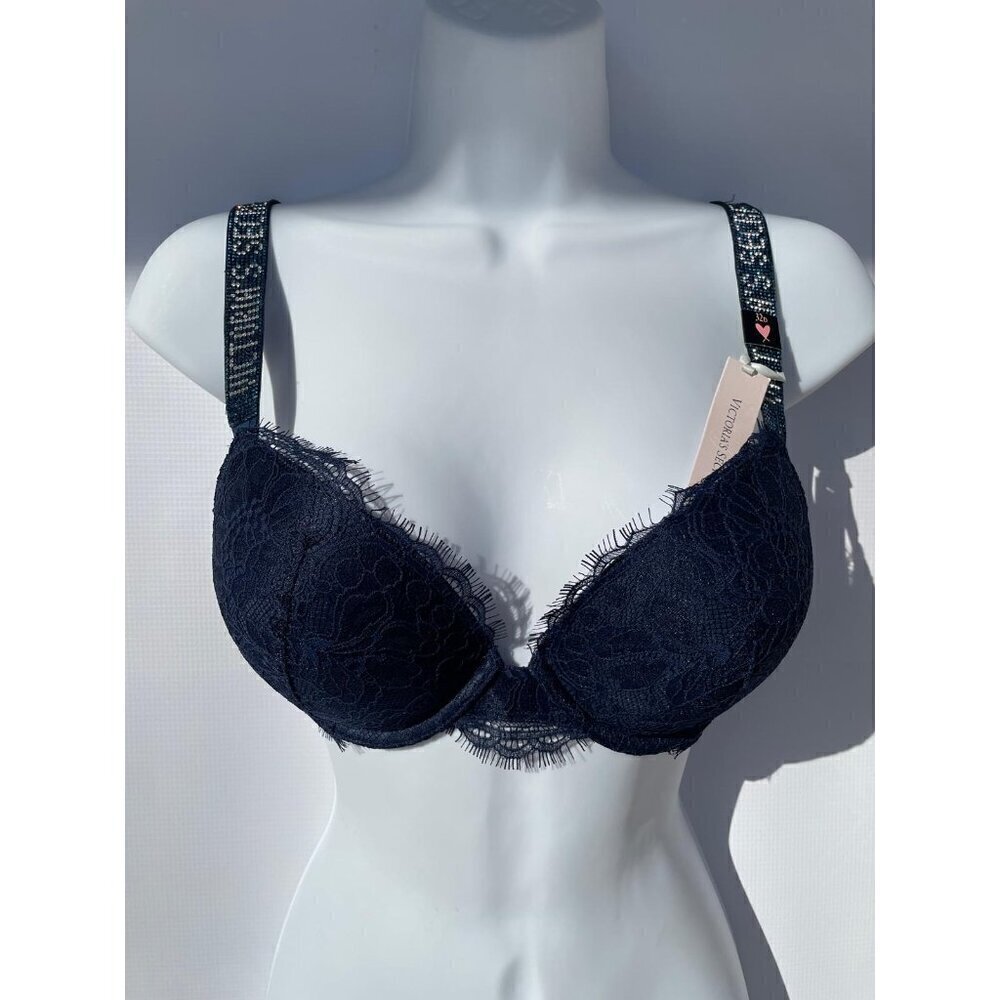 New Blue Color Victoria Secret 32D Push - Up